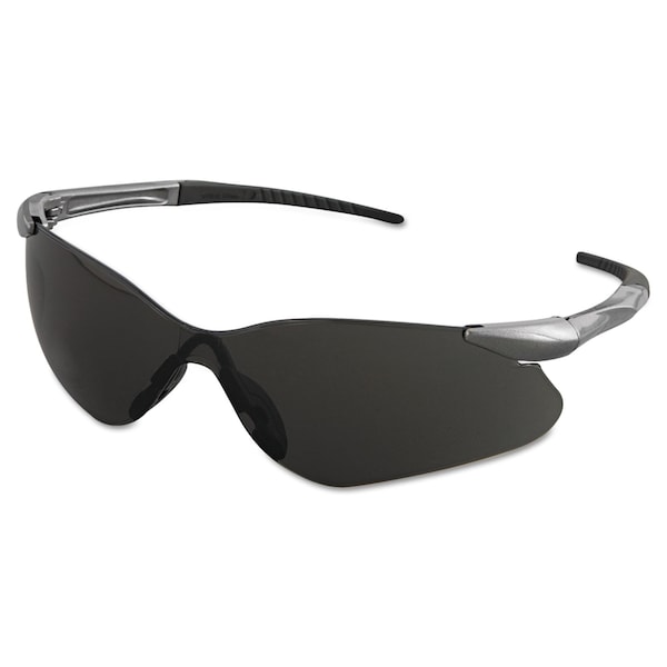 Kleenguard V30 Nemesis, Safety Glasses, Anti-Scratch, Smoke Lens, Gunmetal Frame, Frameless 25704 - main
